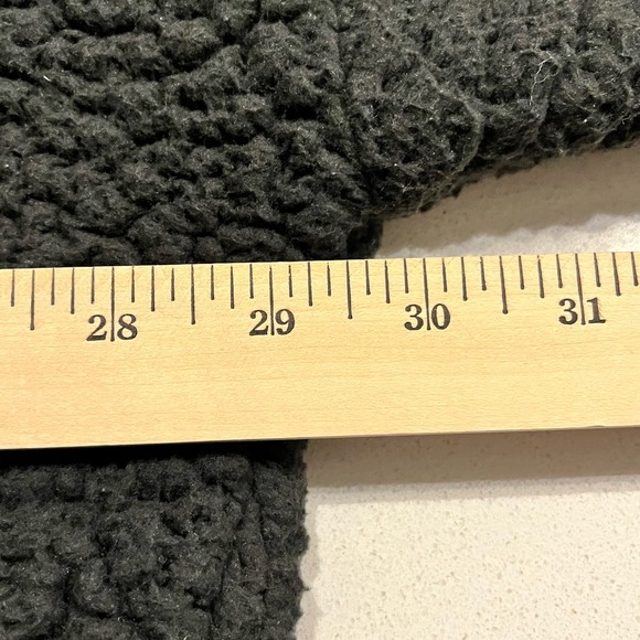 AERIE SHERPA WOMEN 2XL 1/4 ZIP FLEECE PULLOVER MOCK NECK BLACK SWEATER - Picture 10 of 12